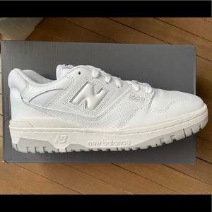 BRAND NEW - New Balance 550 white 7.5/9W